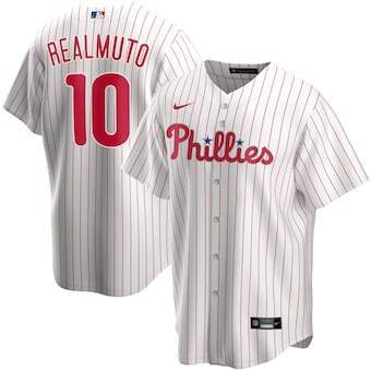 Mens Philadelphia Phillies J.T. Realmuto Cool Base Replica Jersey White